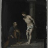 Fig. 1 Bartolomé Esteban Murillo (Sevilla,
1617-1682) San Pedro ante Cristo en la
columna, ca. 1665-1670, óleo sobre
obsidiana, 33,7 x 30,7 cm, Musée du Louvre,
París. Créditos de la imagen: 2023, Grand Palais
(Musée du Louvre) / Adrien Didieriean